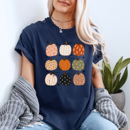 🎃🍂 Pumpkin Patch Cuties Cotton T-Shirt 🧡✨