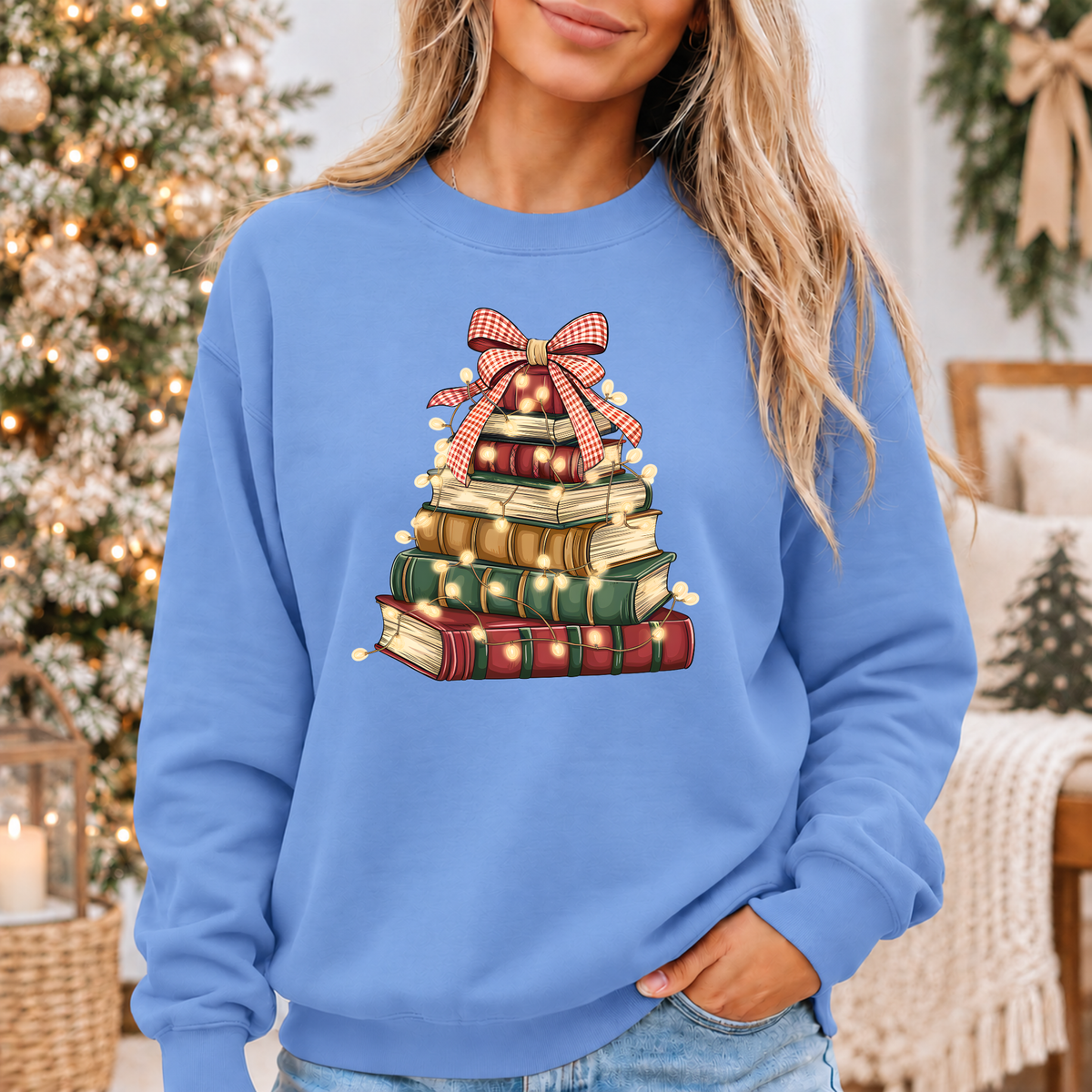 A Very Bookish Christmas 🎄📚 Cosy Christmas Sweatshirt