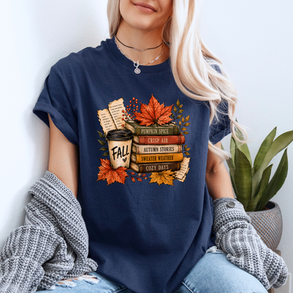🍂 Autumn Stories Bookish T-Shirt 📚