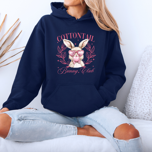 Cottontail Bunny Club Hoodie 🐰💖🌷✨