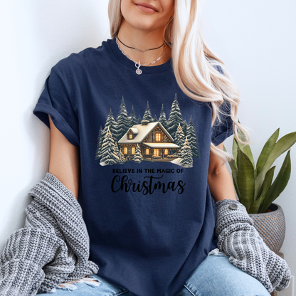 ❄️🏡 Winter Lodge Glow 💫  100% Organic Cotton T-Shirt