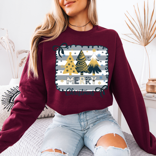 💛 Golden Merry Christmas🎄 Organic Cotton Sweatshirt