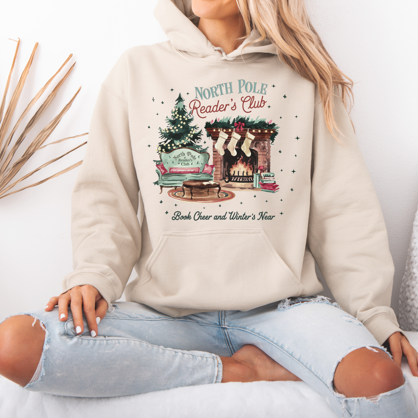 📚❄️ North Pole Reader’s Club ❄️📚 Luxuriously Thick Hoodie