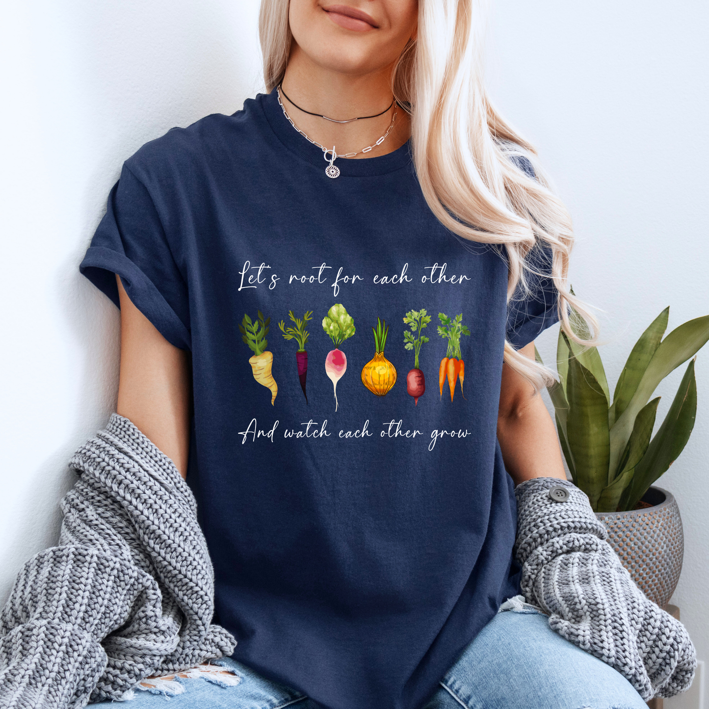 🌱🥕 Let's Root for Each Other T-Shirt