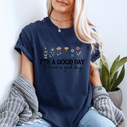 Good Day Wildflowers 🌼 t-shirt 100% Organic Cotton