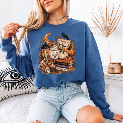 🍂🎃 Happy Fall Sweater Weather Sweatshirt 🎃🍂