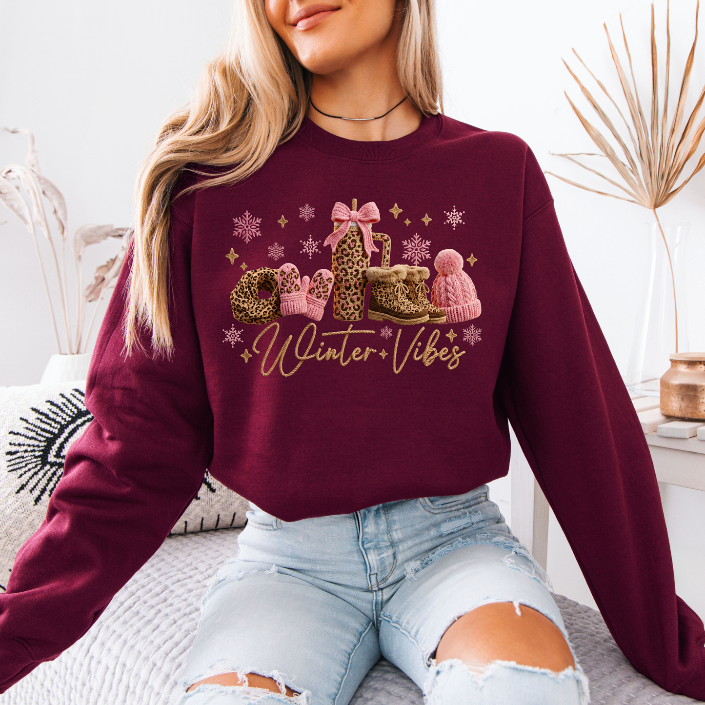 ❄️✨ Winter Vibes ✨❄️  Organic Cotton Sweatshirt
