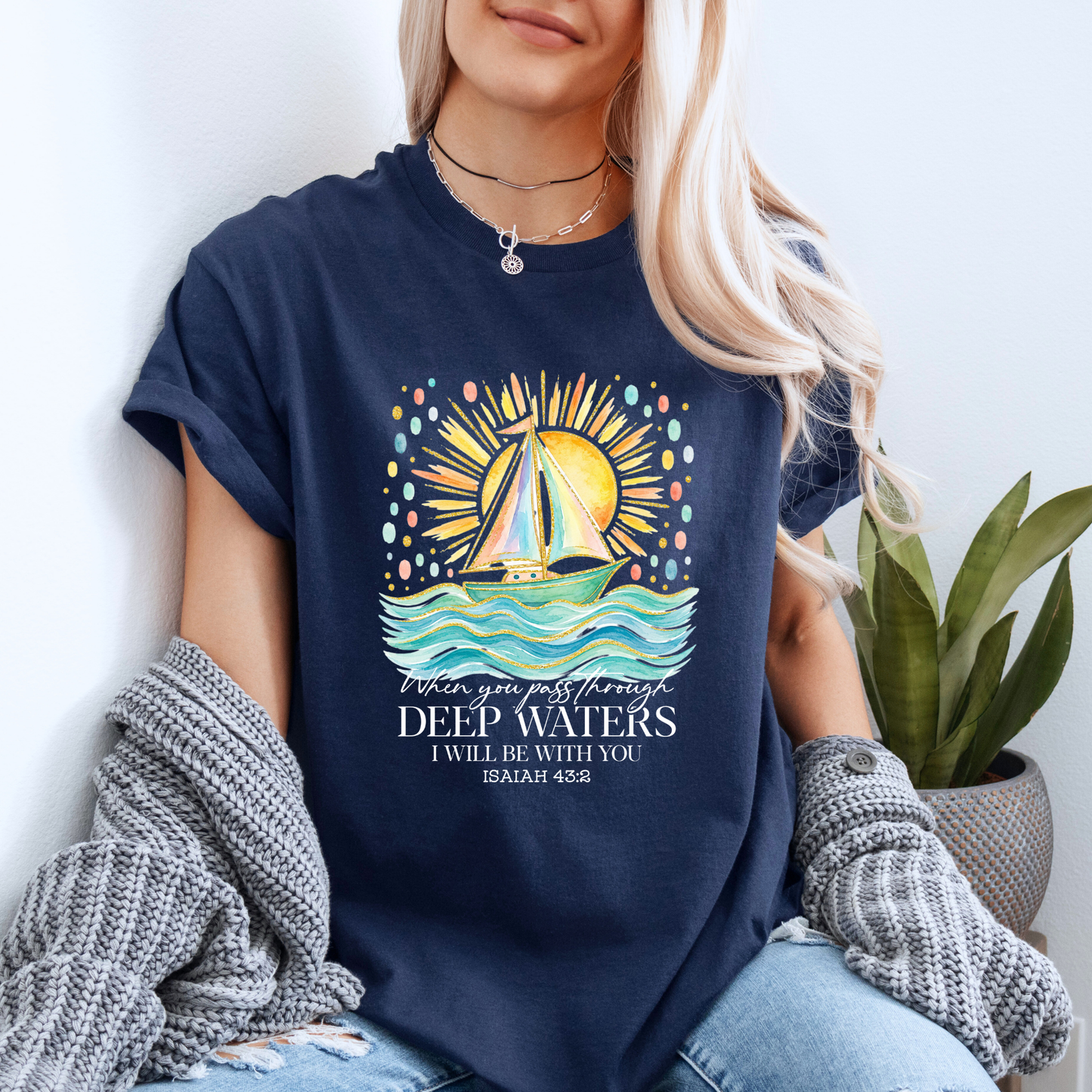 🌊 Deep Waters Faith T-Shirt ✨🙏