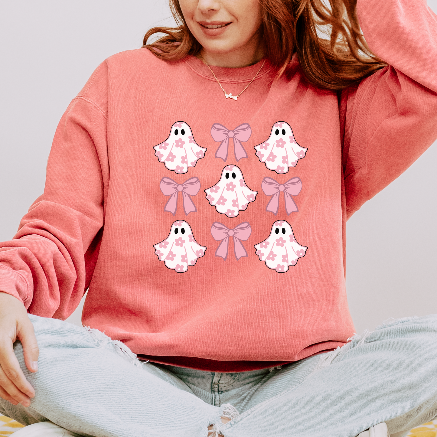 Ghost Bow Organic Cotton Crewneck Sweatshirt