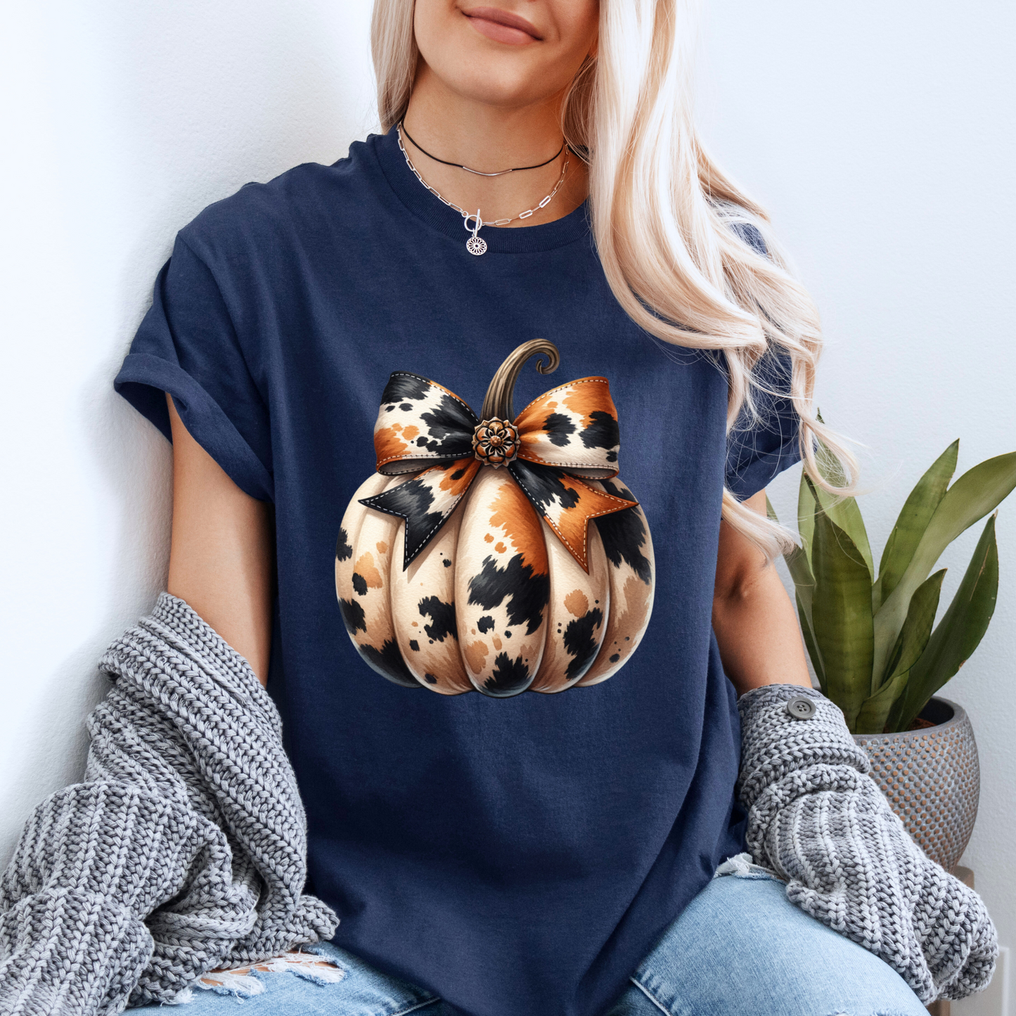 Cowhide Pumpkin - 100% Organic cotton T-shirt