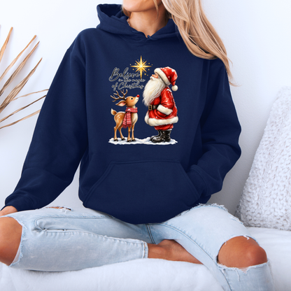 Believe in the Magic of Christmas 🎅🦌✨  Premium Christmas Hoodie