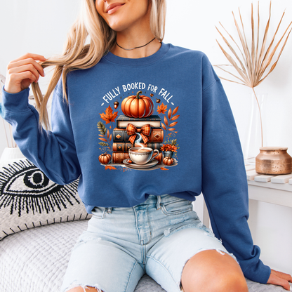 🍂📚 Fully Booked for Fall Sweatshirt 🎃☕