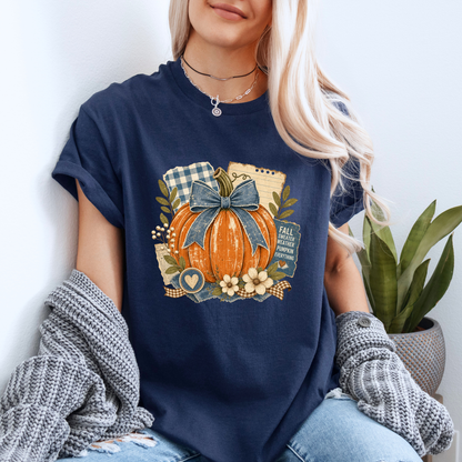 Fall Sweater Weather Pumpkin T-Shirt 🎃🍂