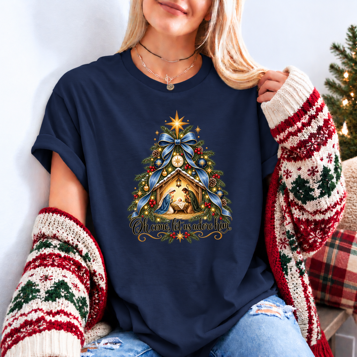 The Miracle of Christmas 🌟 Organic Cotton Christmas T-Shirt