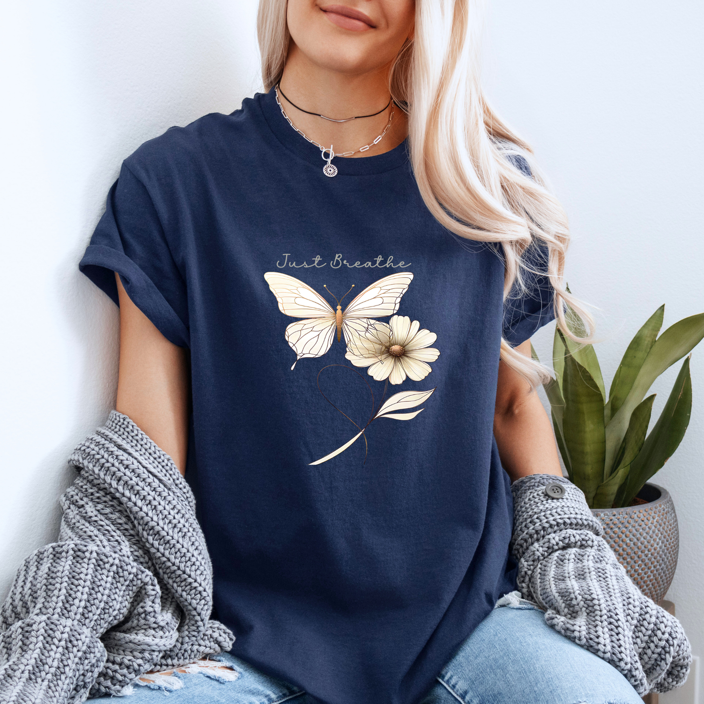 Just Breathe Butterfly & Bloom Hoodie 🦋🌼