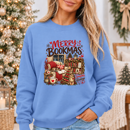 Merry Bookmax & Cosy Chapters 🎄📚❤️ Cosy Christmas Sweatshirt