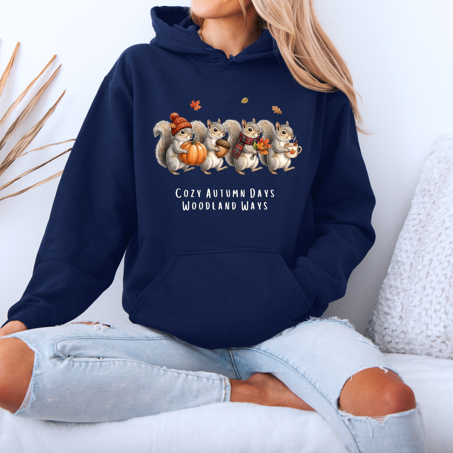 🐿️ Cozy Autumn Days Woodland Ways Hoodie 🍂🎃