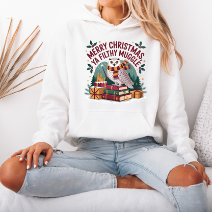 🧙‍♂️🎄 Filthy Muggle Christmas 🎄🧙‍♂️ Luxuriously Thick Hoodie