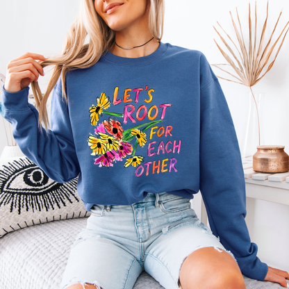 🌻💖 Floral Kindness Sweatshirt 🌸✨