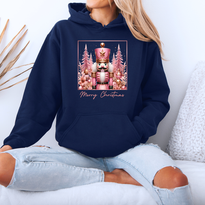🎀 Pink Nutcracker Christmas 🎄  Luxuriously Thick Hoodie