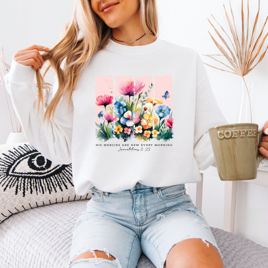 Floral Breeze Sweatshirt 📚✨