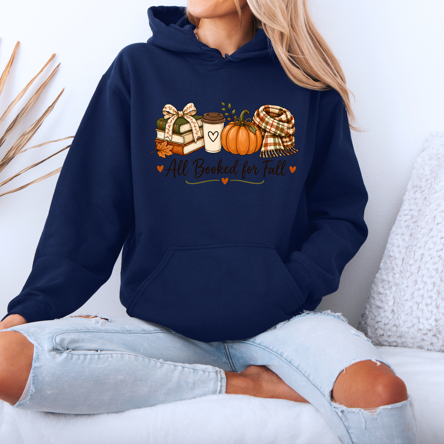 🍂 All Booked for Fall Hoodie 🦊🍂