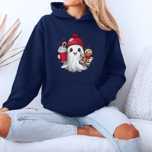 👻 Christmas Boo 🎄 Luxuriously Thick Hoodie