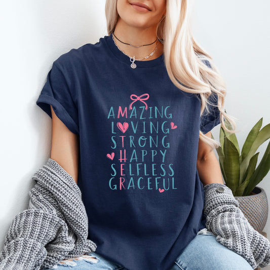 Amazing Mum T-shirt 100% Organic Cotton
