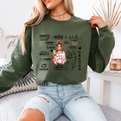 💖Believe in Yourself ✨Organic Cotton Sweatshirt