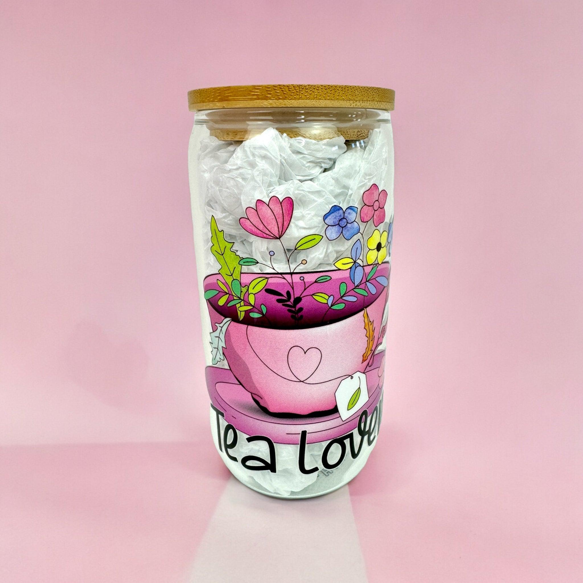 Tea Lover 16oz (455ml) Iced Tea/Coffee Glass Cup