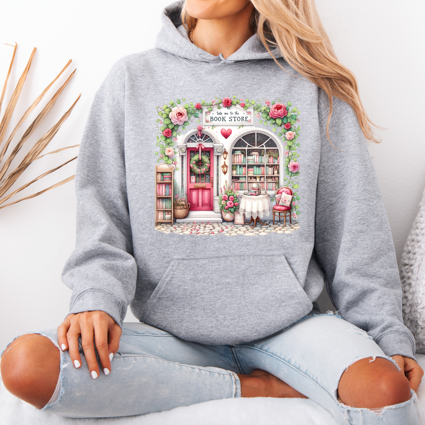 🏡📚 Welcome to the Bookstore
 Luxuriously Thick Hoodie✨