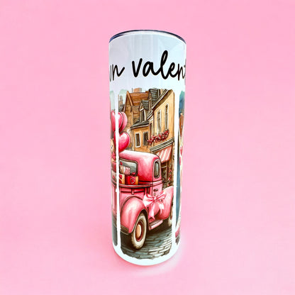 Small Town Valentine 💕 20oz Tumbler with Straw 🌸✨