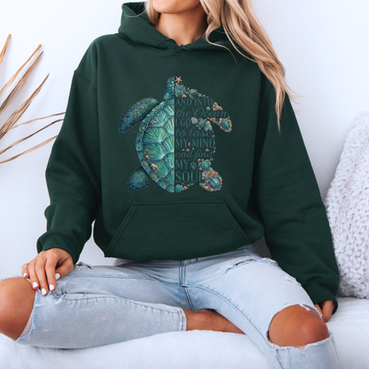 🐢🌊 Into The Ocean Sea Turtle Cozy Hoodie ✨