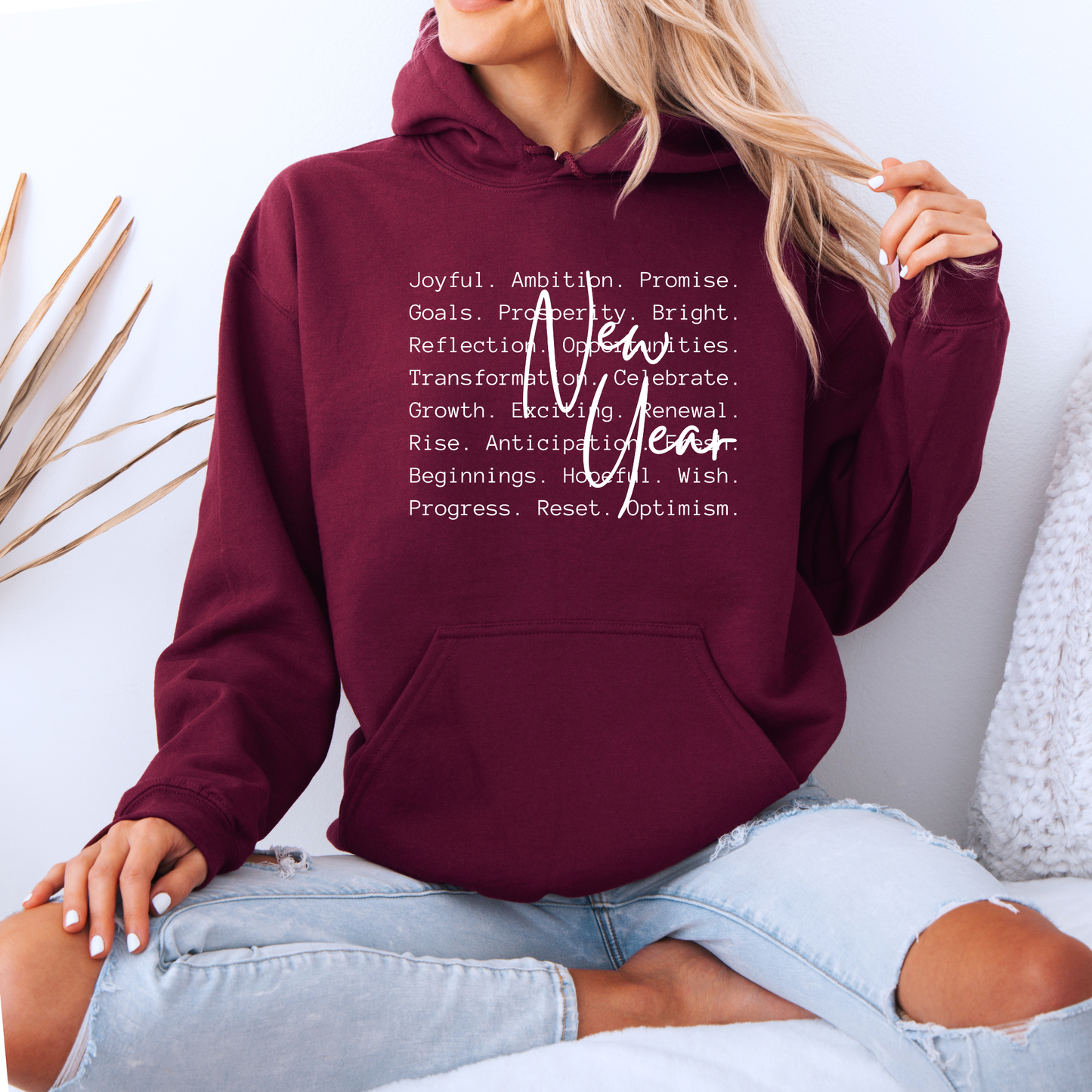 🌷 Positive Intentions New Year 
 Luxuriously Thick Hoodie✨
