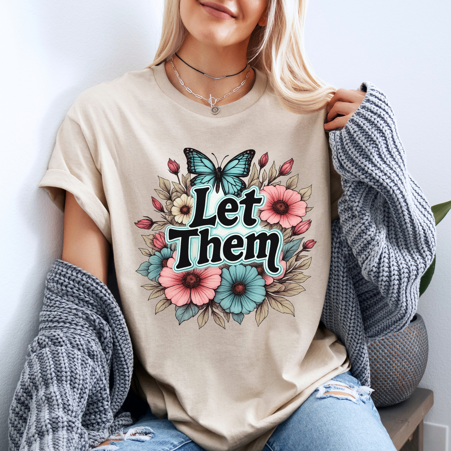 🦋🌸 Let Them✨🌿
100% Organic Cotton T-Shirt