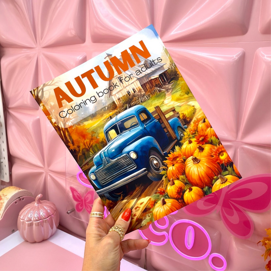 🍂 Autumn Coloring Book for Adults – Relax & Unwind 🎨