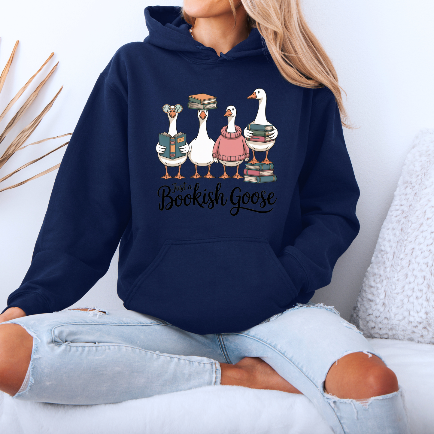 🪿📚 Just a Bookish Goose Luxuriously Thick Hoodie✨
