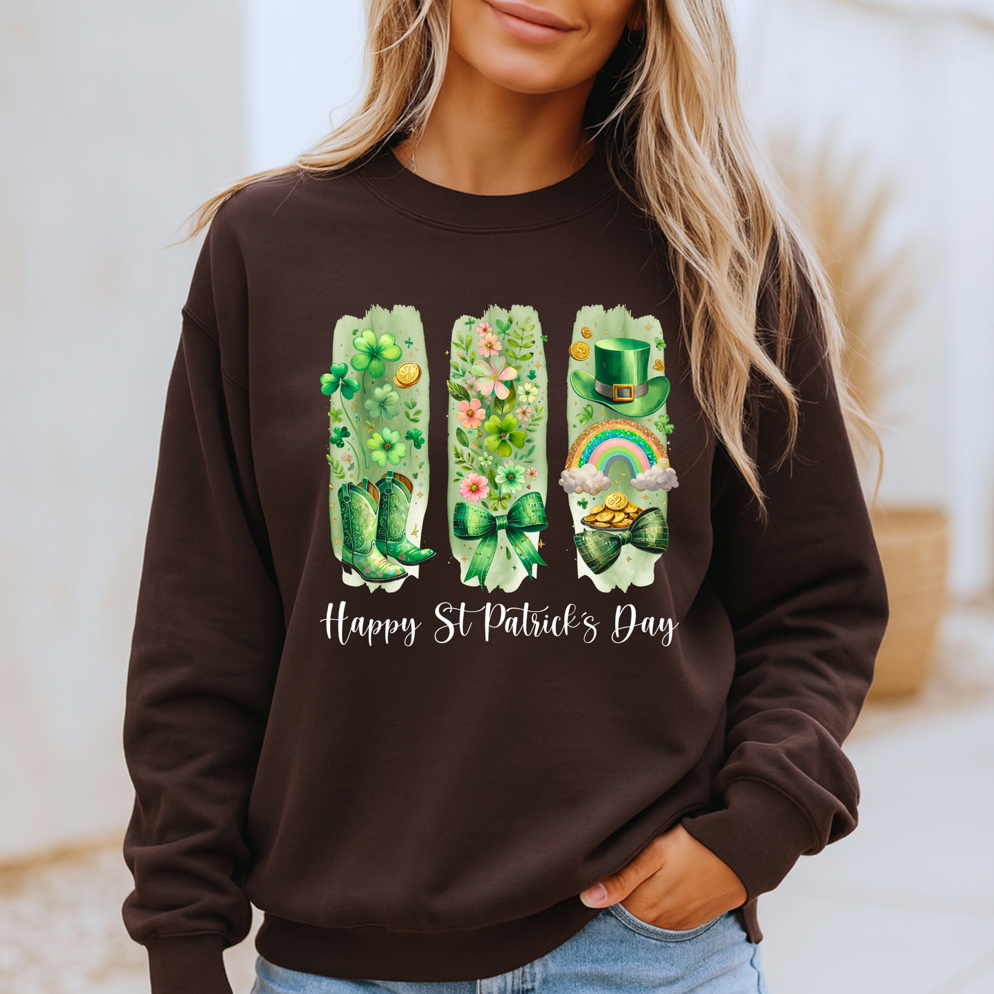Happy St Patrick’s Day Sweatshirt 🍀🌈✨