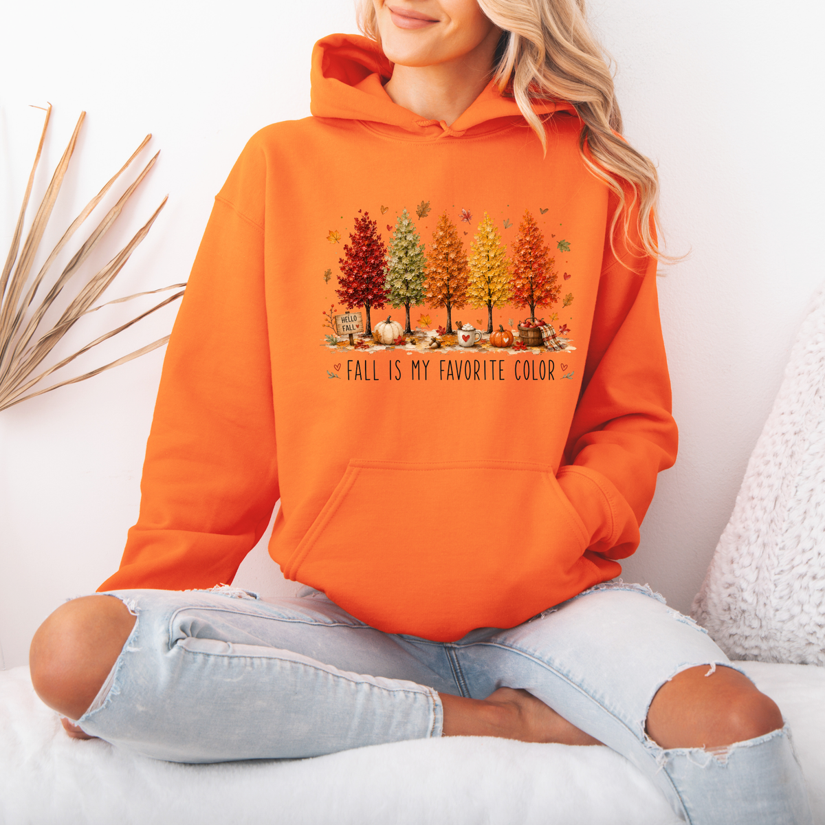 🍂🎨 Fall Is My Favourite Colour Premium Hoodie 🍁✨