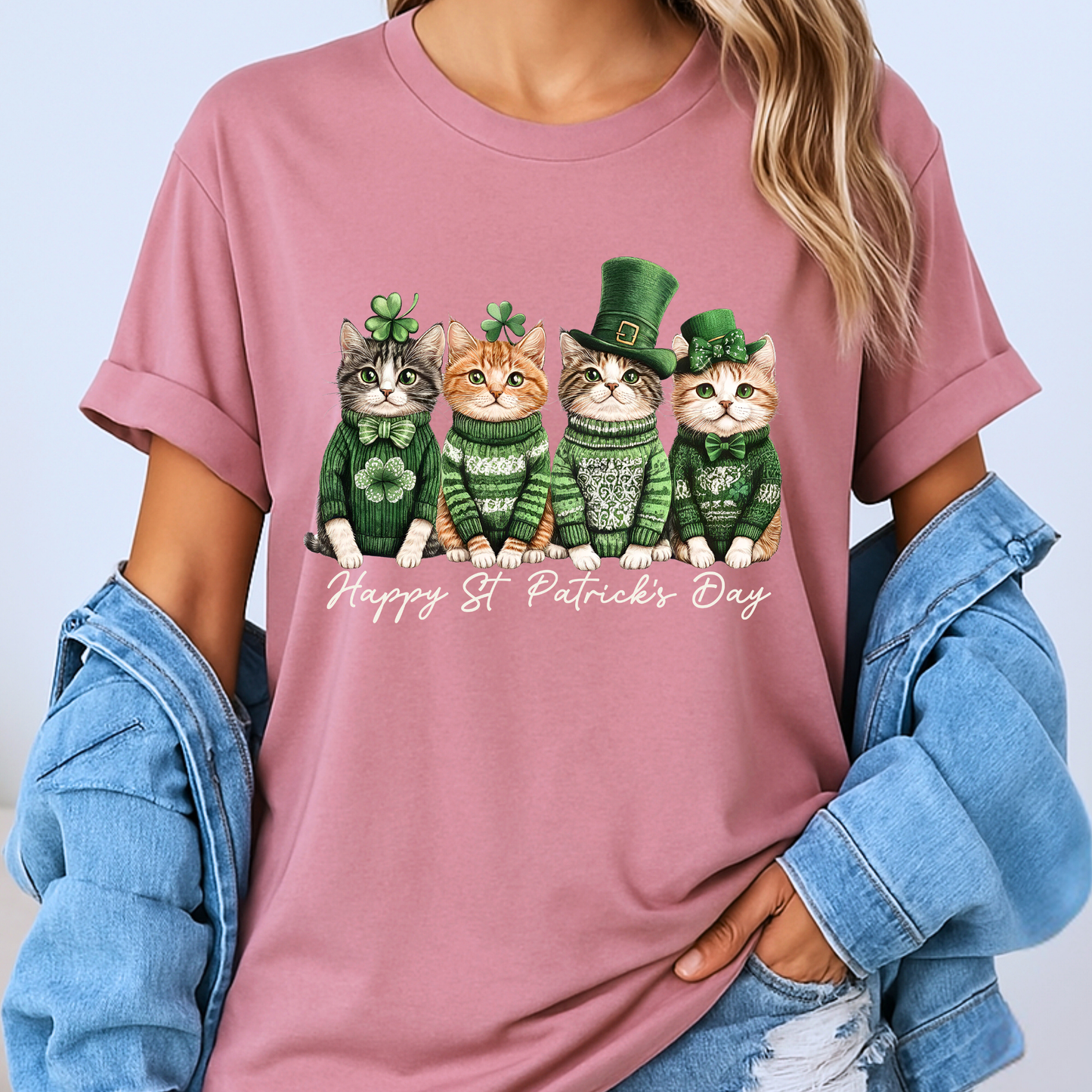 Lucky Cats St. Patrick’s Day T-Shirt 🍀🐾