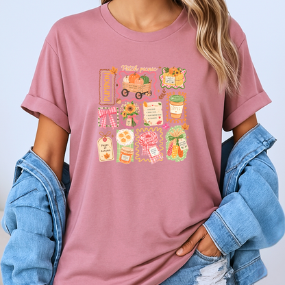 Pumpkin Patch Picnic Autumn T-Shirt 🎃🍂