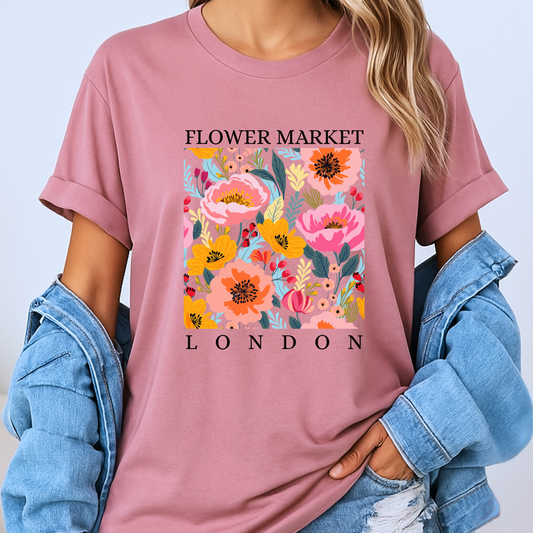 Evening Blossom Garden 🌺 t-shirt 100% Organic Cotton