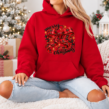 A Tartan Christmas Wish 🎀✨  Premium Christmas Hoodie