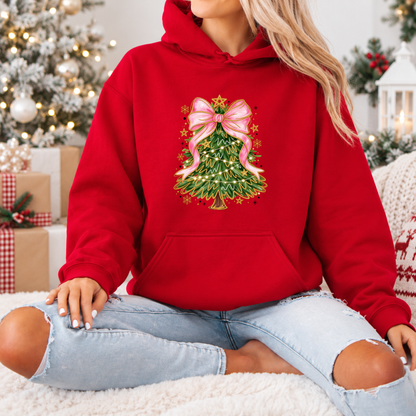 Pretty in Pink Christmas Magic 🎀🎄  Premium Christmas Hoodie