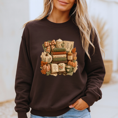🍂📚 Autumn Stories & Cozy Chapters Sweatshirt 🎃☕