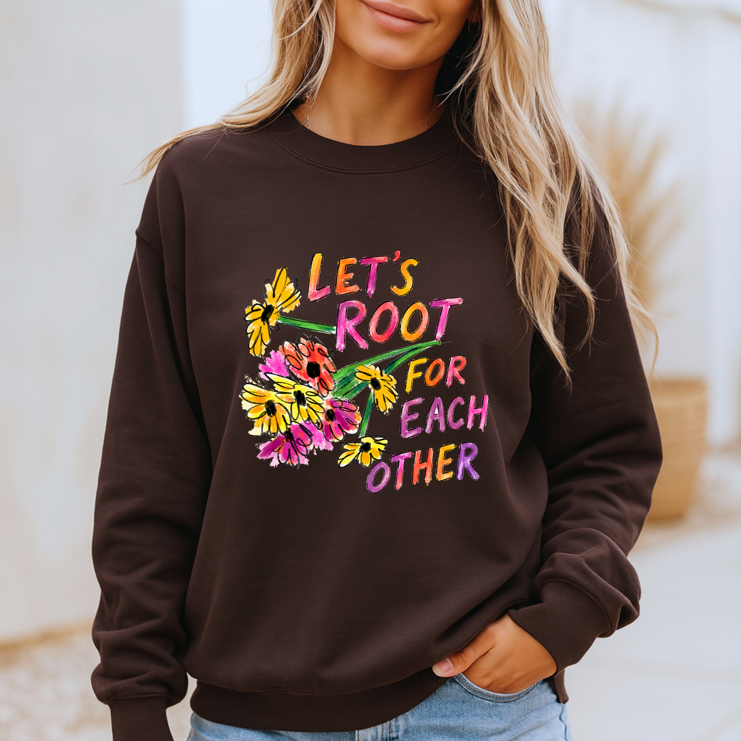 🌻💖 Floral Kindness Sweatshirt 🌸✨