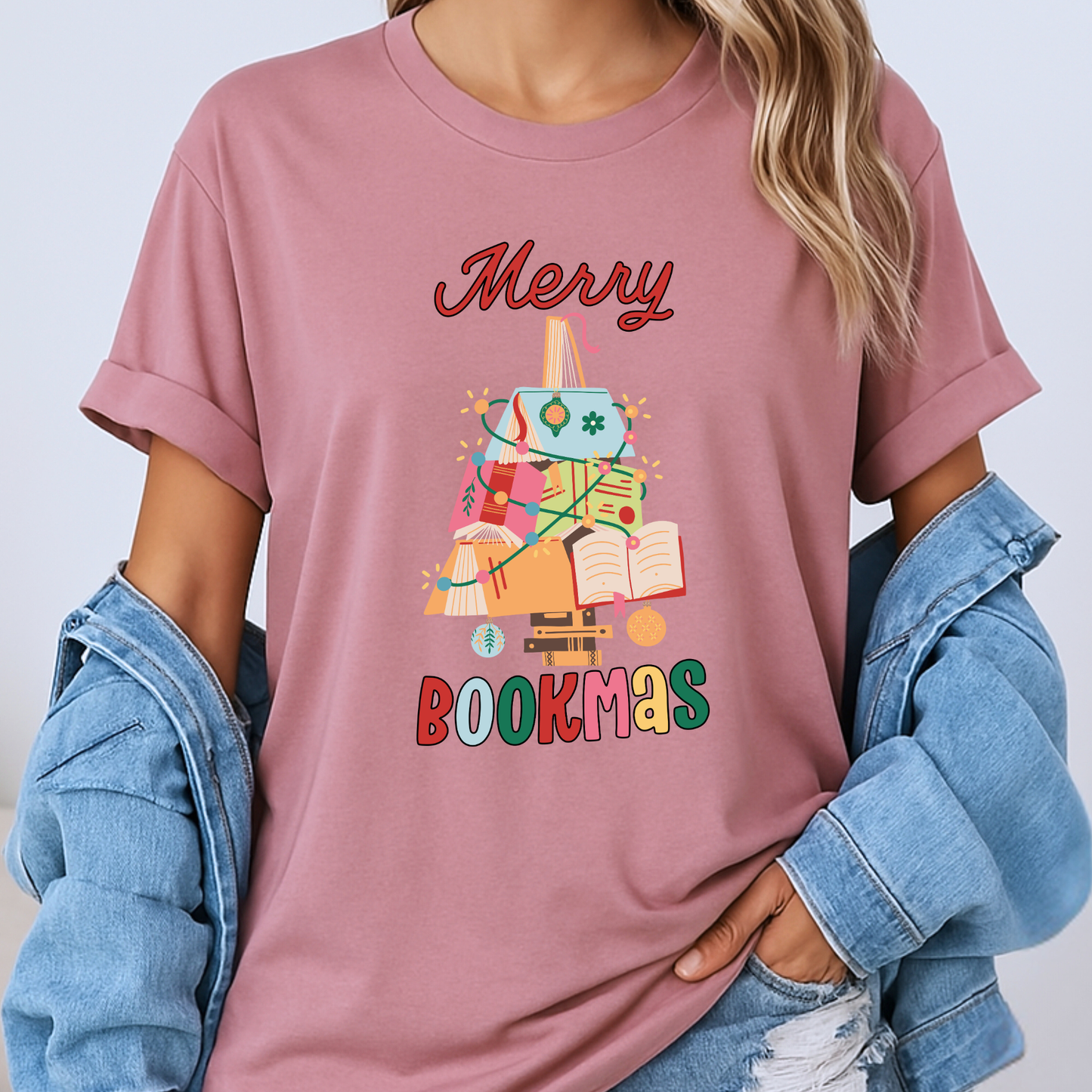 🎄📚 Merry Bookmas ✨ 100% Organic Cotton T-Shirt