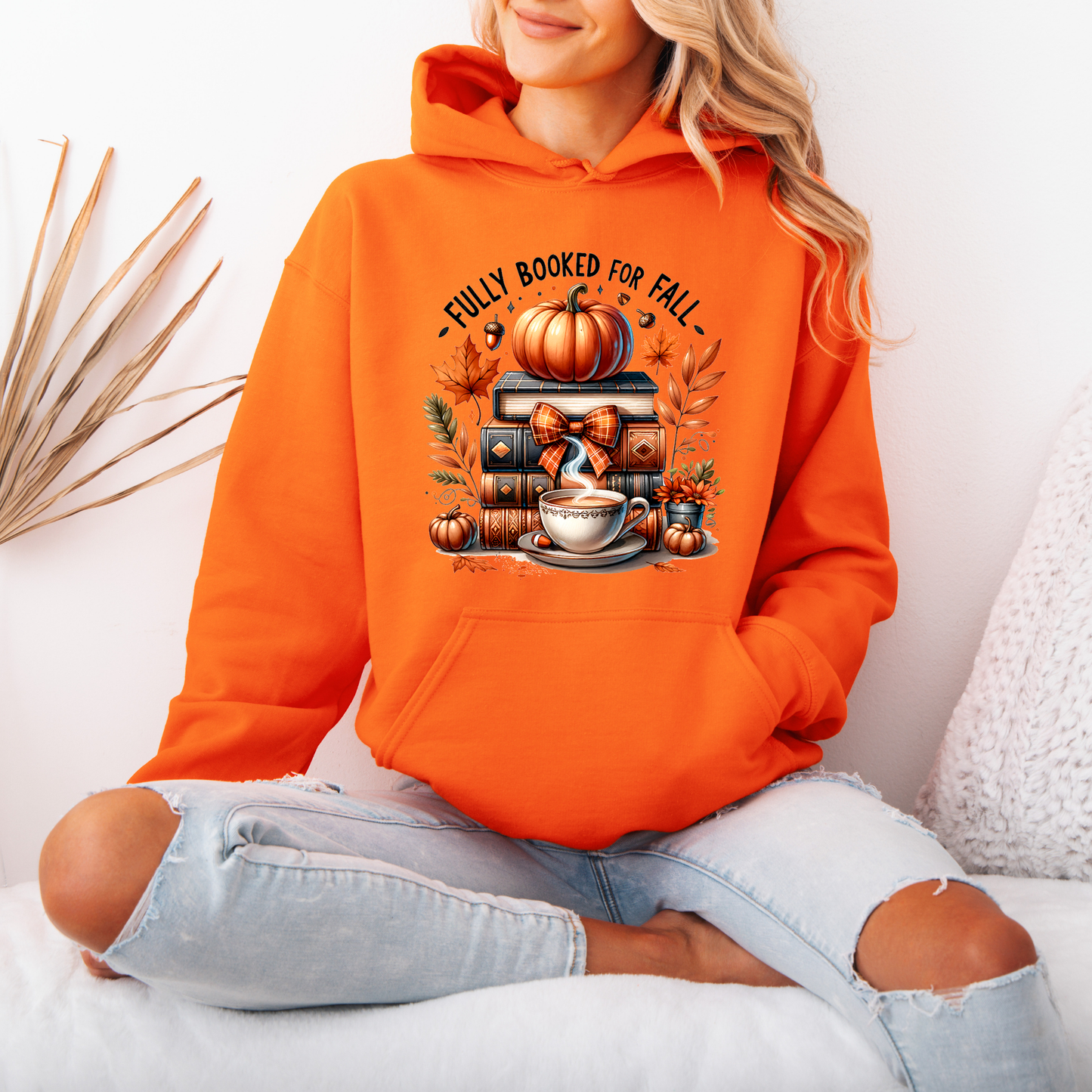 🍂📚 Fully Booked for Fall Hoodie 🎃☕