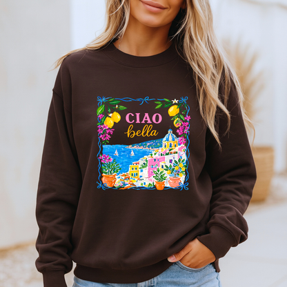 🍋🌸 Ciao Bella Coast Sweatshirt 🌊☀️