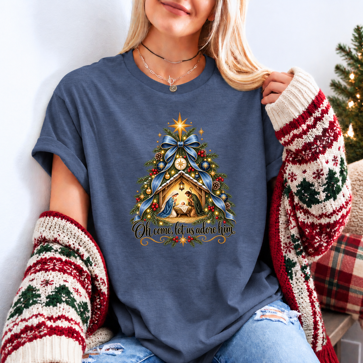 The Miracle of Christmas 🌟 Organic Cotton Christmas T-Shirt